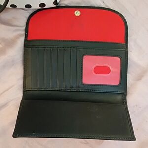 Dooney & Bourke Black and Red Shoulder Bag